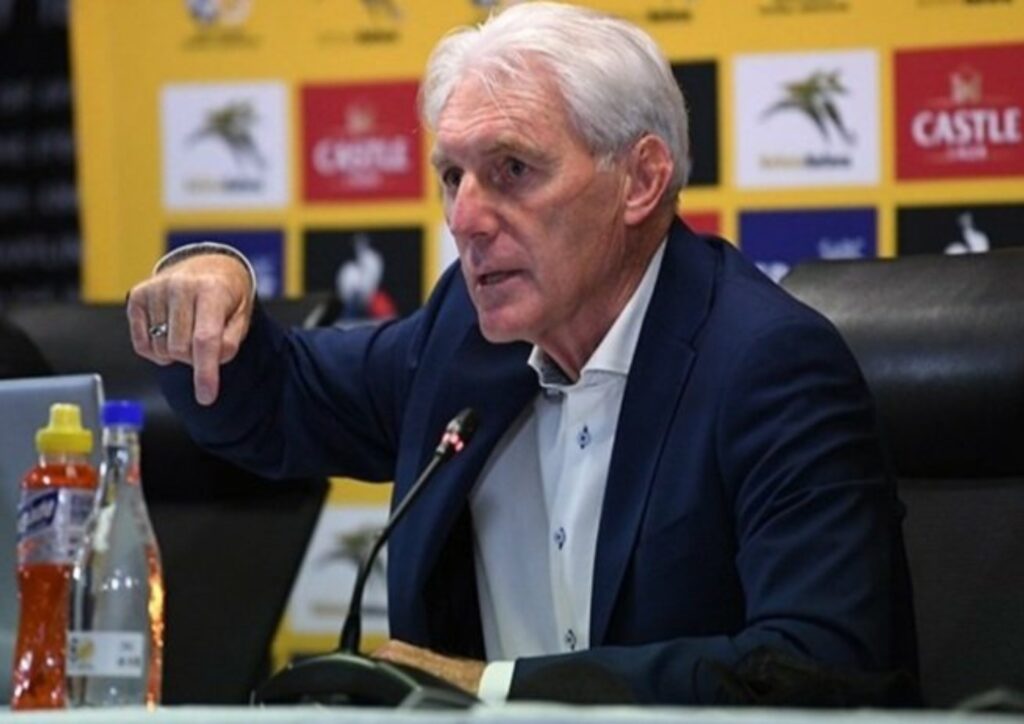 UHugo Broos uccacisa ngokusala kwabeChiefs kwi-Bafana