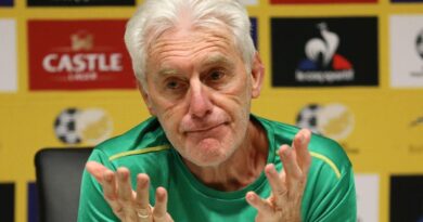 UHugo Broos ubhala uyacisha ngakabalindisile kwiBafana