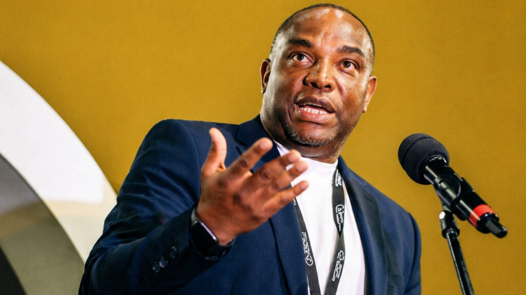 Benni McCarthy's words are expected to fuel further debate regarding refereeing decisions in this major tournament.