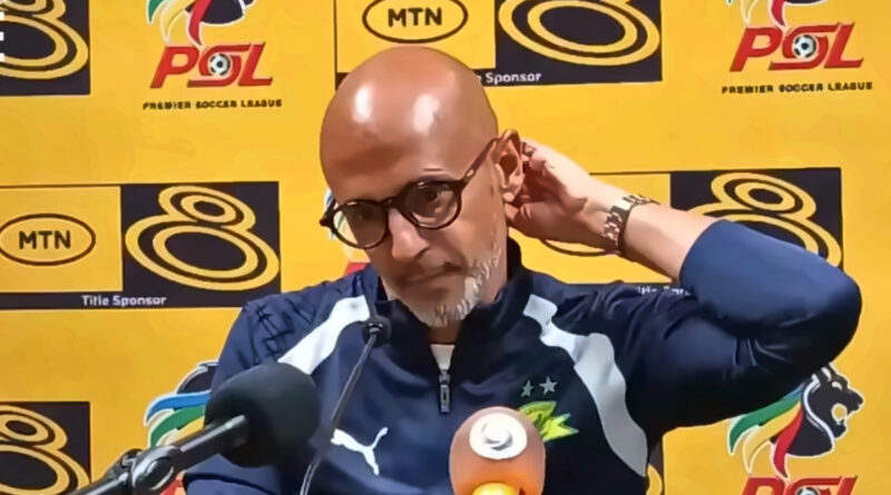 Speaking ahead of the MTN8 match against Lamontville Golden Arrows, Miguel Cardoso was also asked about Monnapule Saleng.