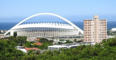 Richards Bay playing Kaizer Chiefs in Durban is simply because their home ground, the Mhlathuze Sports Complex, is also currently under renovation.