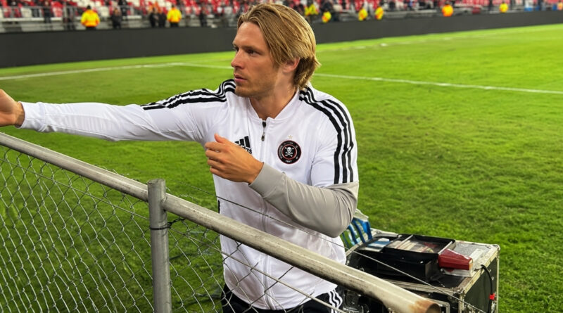 The coach was then asked whether Sebastian Pedersen could solve the goal-scoring problem at Orlando Pirates.
