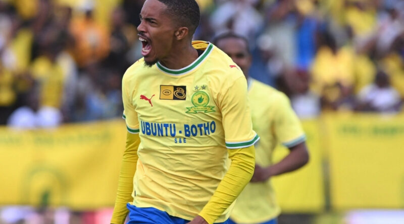 Anthonio Van Wyk scored Mamelodi Sundowns' third goal, demonstrating great skill.