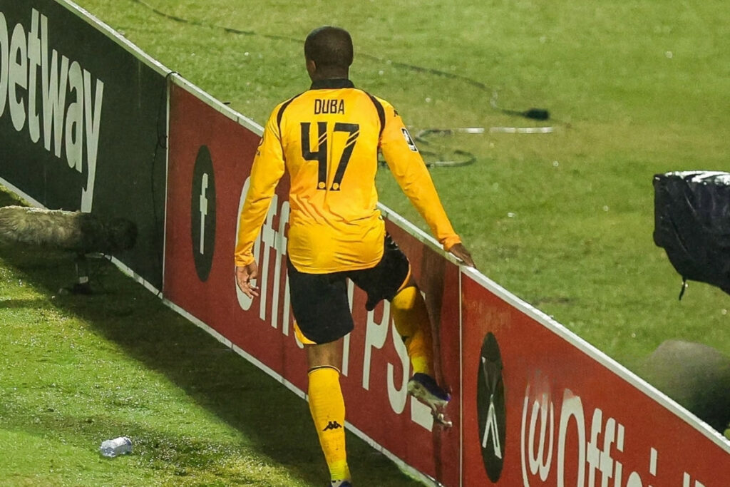 He said Wandile Duba's development through the youth academy has made him better than many of the other strikers Kaizer Chiefs have.
