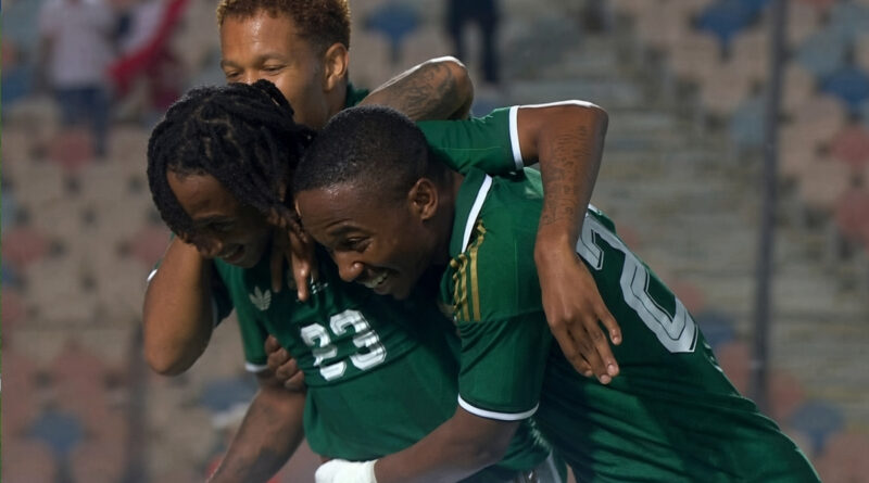 Bafana Bafana grabbed a crucial goal in the 51st minute when Dithejane put Mosimane's side 1-0 ahead.