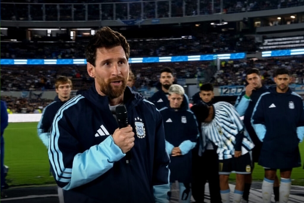 The first to congratulate Lionel Messi was Cristiano Ronaldo, his longtime rival, particularly from their iconic era in LaLiga.