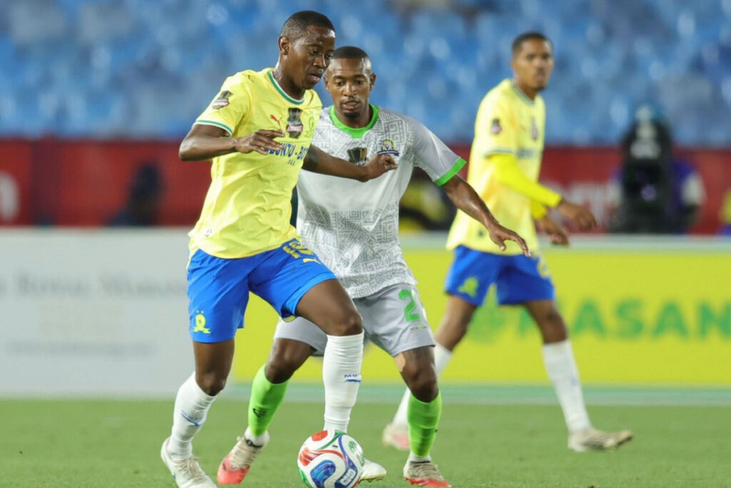 Miguel Cardoso said he took off Thabo Cele and Basadien because both had already received yellow cards in the first half.